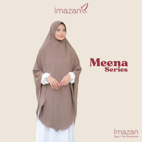 IMAZAN Khimar Crinkle Airflow Pad Antem Instan Jumbo Meena Series