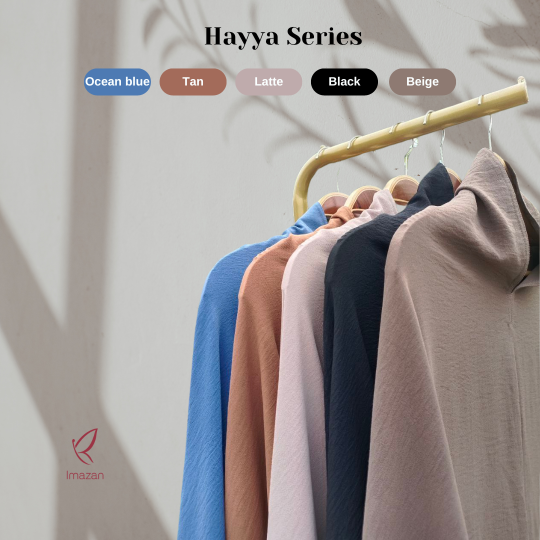 IMAZAN Khimar Crinkle Airflow NonPad Jumbo Hayya Series
