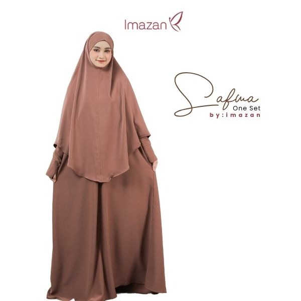 IMAZAN Abaya Khimar Bandana Gamis Wanita Safwa Series