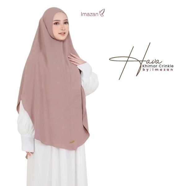 IMAZAN Khimar Crinkle Airflow Premium Non Pad Hava Series