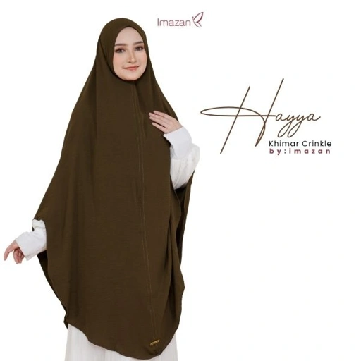 IMAZAN Khimar Crinkle Airflow NonPad Jumbo Hayya Series