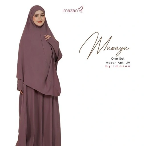 IMAZAN Gamis Mazen Anti UV One Set Mazaya Series