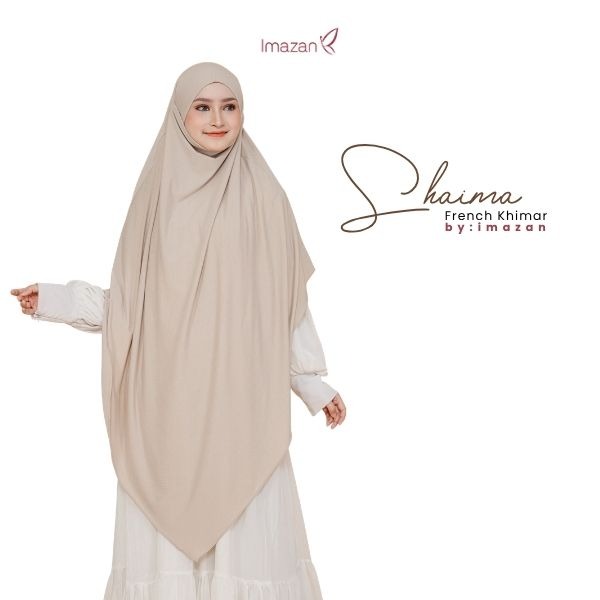 IMAZAN French Khimar Jumbo Hijab Instan Syari Jersey Korea 4 in 1 Bisa Cadar Shaima Series Umroh