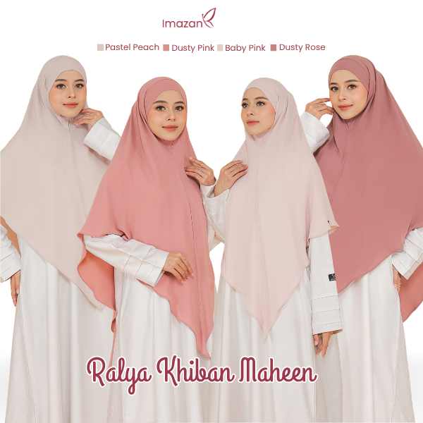 IMAZAN Khiban Maheen Anti UV Khimar Bandana Hijab Instan Syari Ralya Series