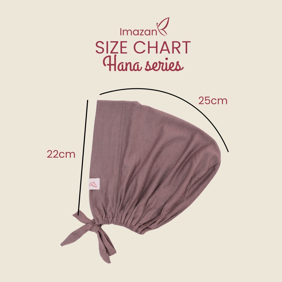 IMAZAN Ciput Tali Daleman Hijab Kaos Rayon Spandek Hana Series