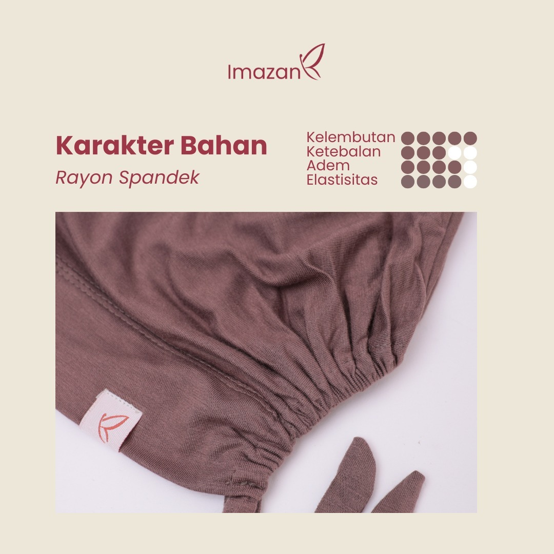 IMAZAN Ciput Tali Daleman Hijab Kaos Rayon Spandek Hana Series