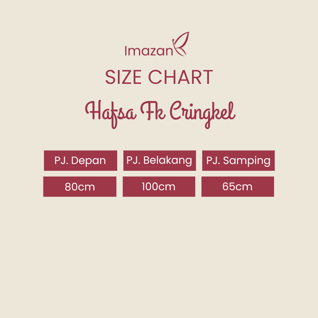 IMAZAN French Khimar Crinkle Airflow Premium Hafsa Series