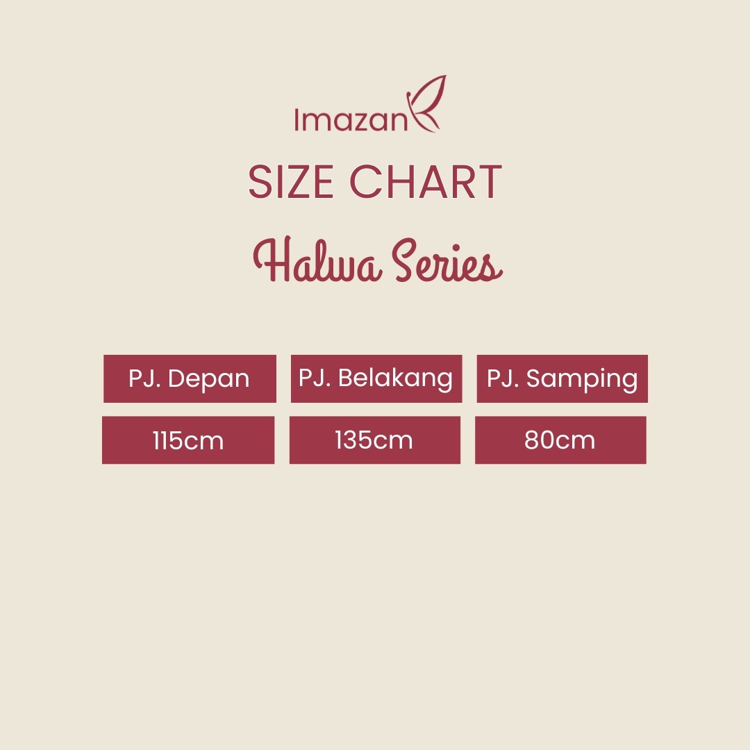 IMAZAN Hijab Syari Jumbo Jersey Korea Non Pet Khimar Syari Halwa