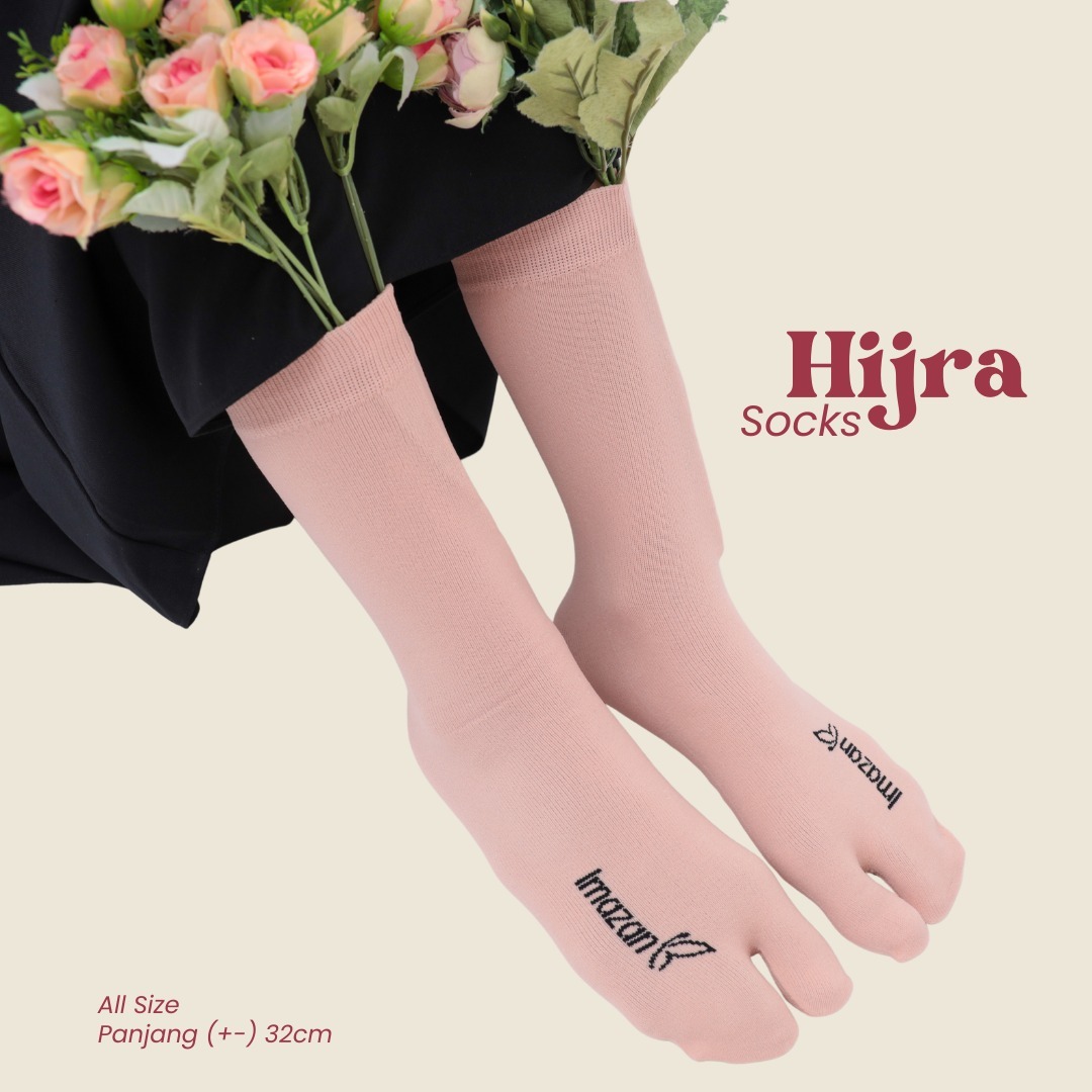 IMAZAN Kaos Kaki Wanita Muslimah Nilon Premium Hijra Series