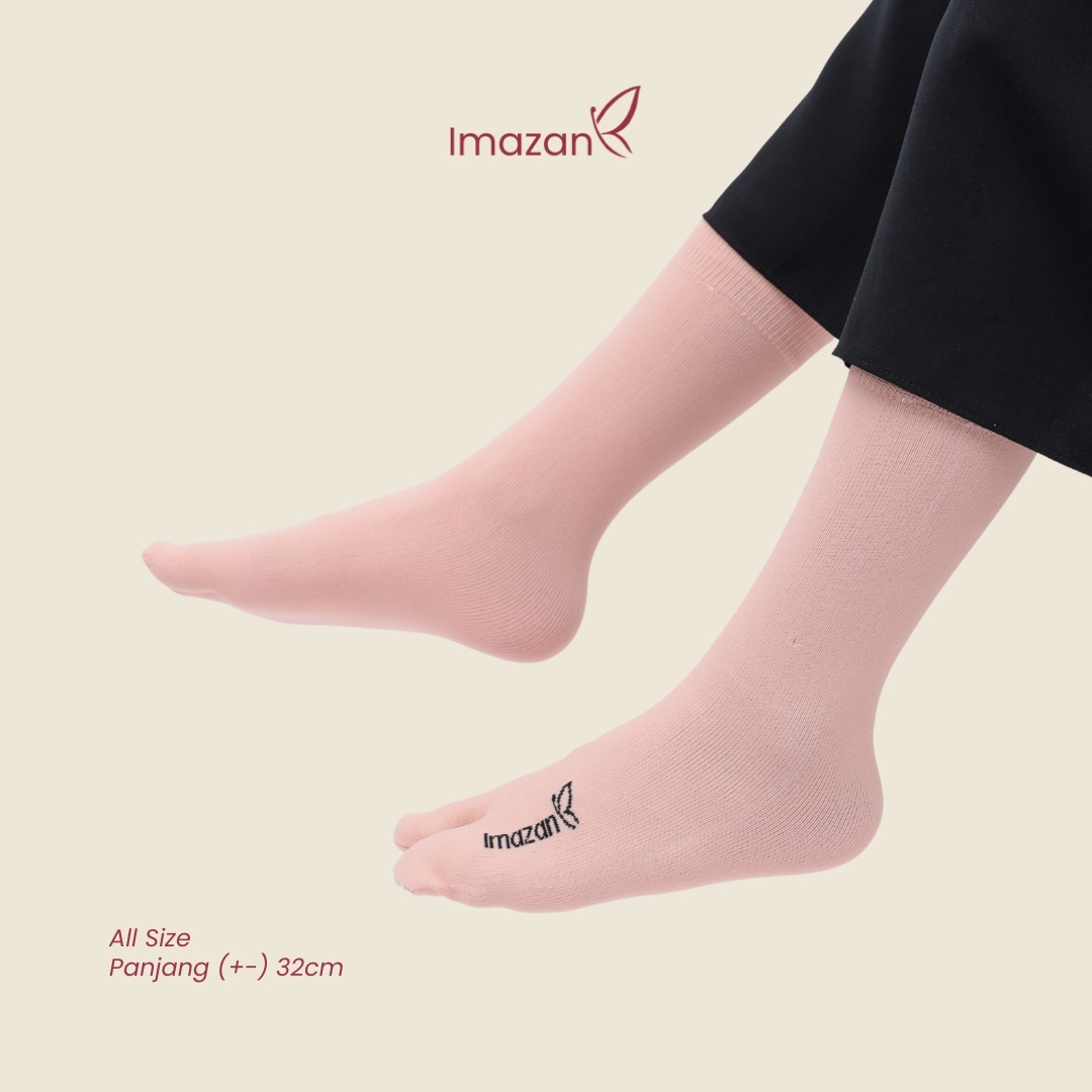 IMAZAN Kaos Kaki Wanita Muslimah Nilon Premium Hijra Series