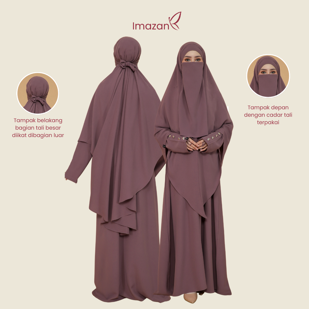 IMAZAN Gamis Mazen Anti UV One Set Mazaya Series