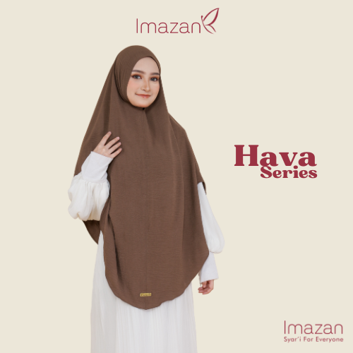 IMAZAN Khimar Crinkle Airflow Premium Non Pad Hava Series