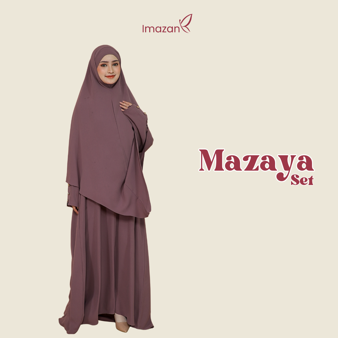 IMAZAN Gamis Mazen Anti UV One Set Mazaya Series