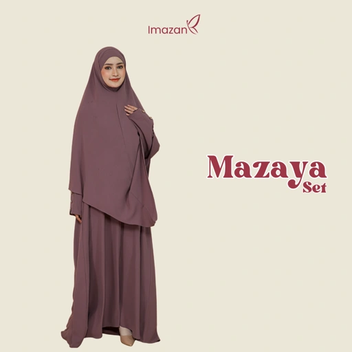 Image of IMAZAN Gamis Mazen Anti UV One Set Mazaya Series