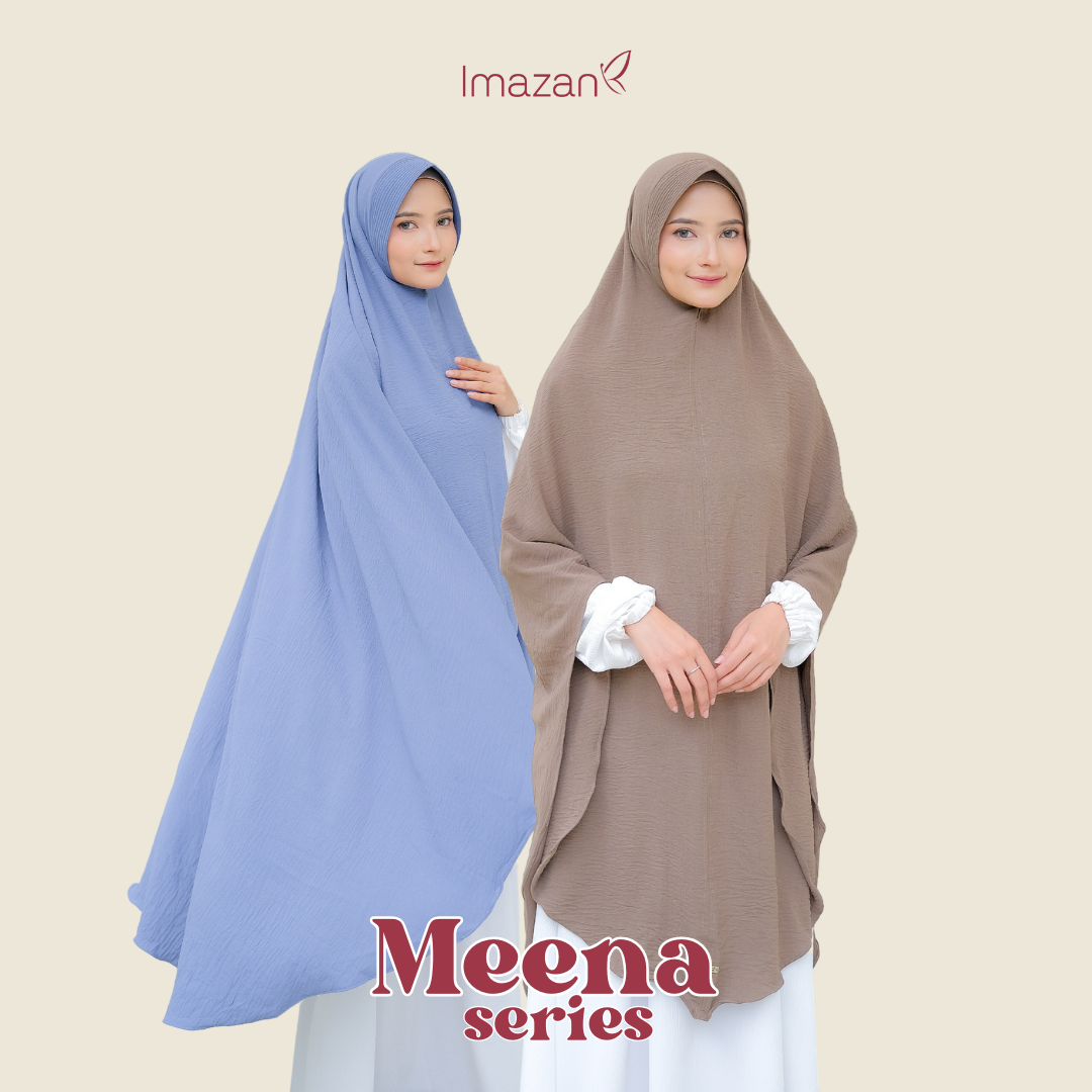 IMAZAN Khimar Crinkle Airflow Pad Antem Instan Jumbo Meena Series