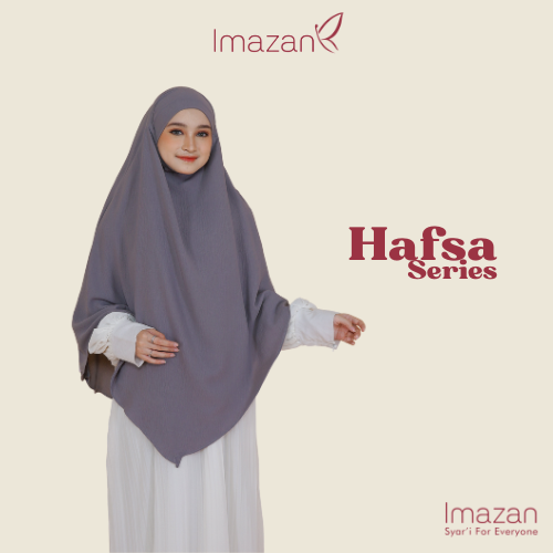 IMAZAN French Khimar Crinkle Airflow Premium Hafsa Series