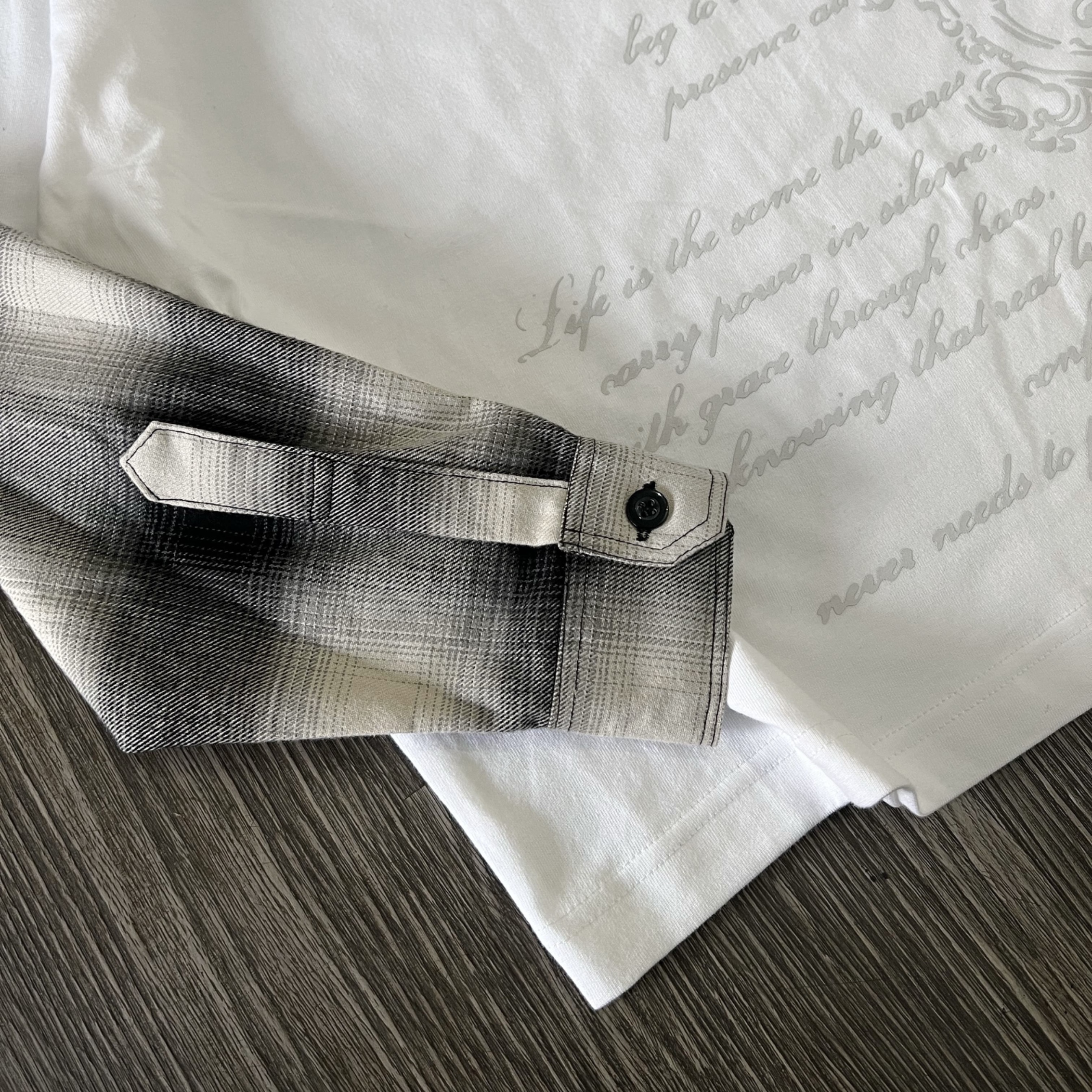 DOUBLE LAYER FLANNEL T-SHIRT NETASEEC - ARCHIVE REALM