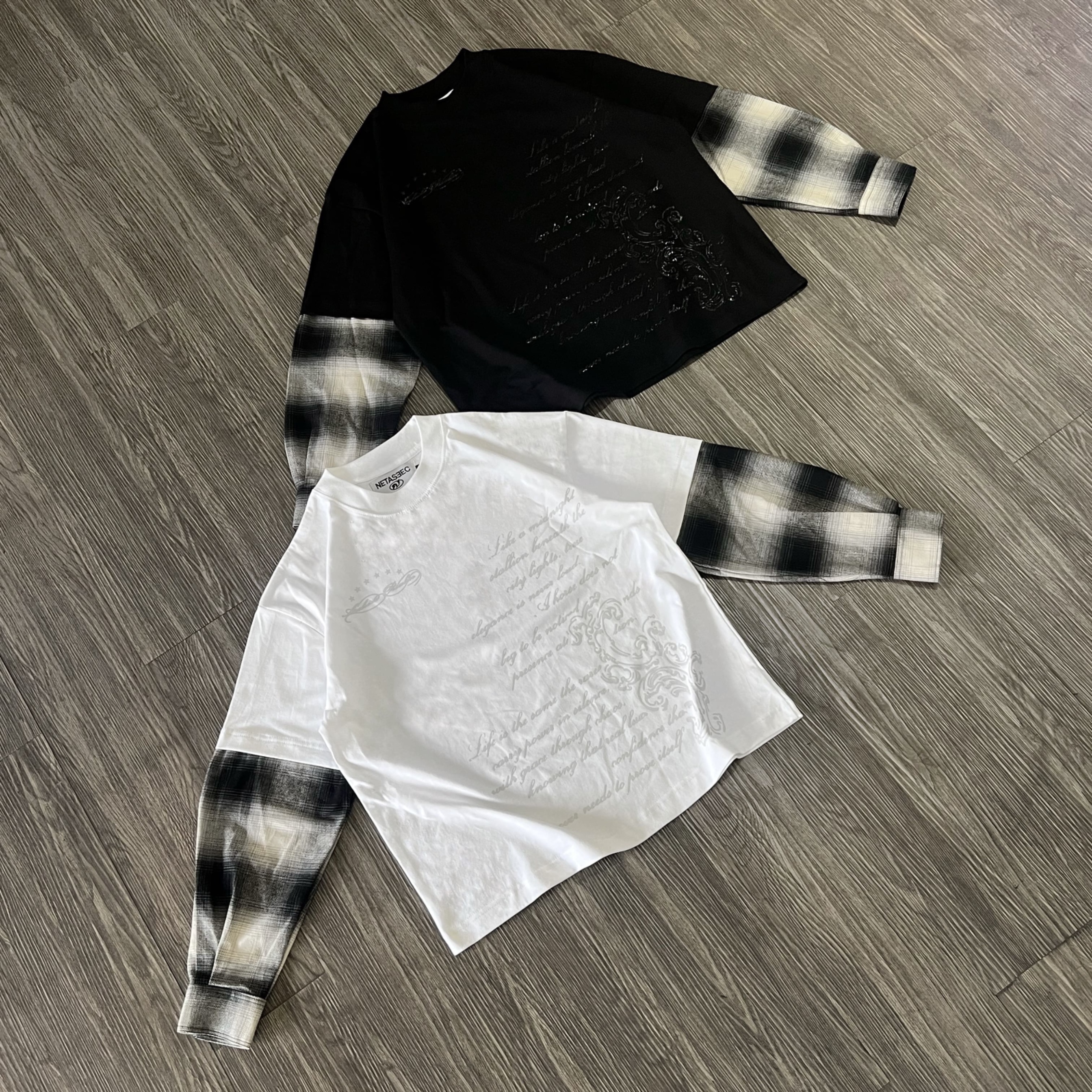 DOUBLE LAYER FLANNEL T-SHIRT NETASEEC - ARCHIVE REALM