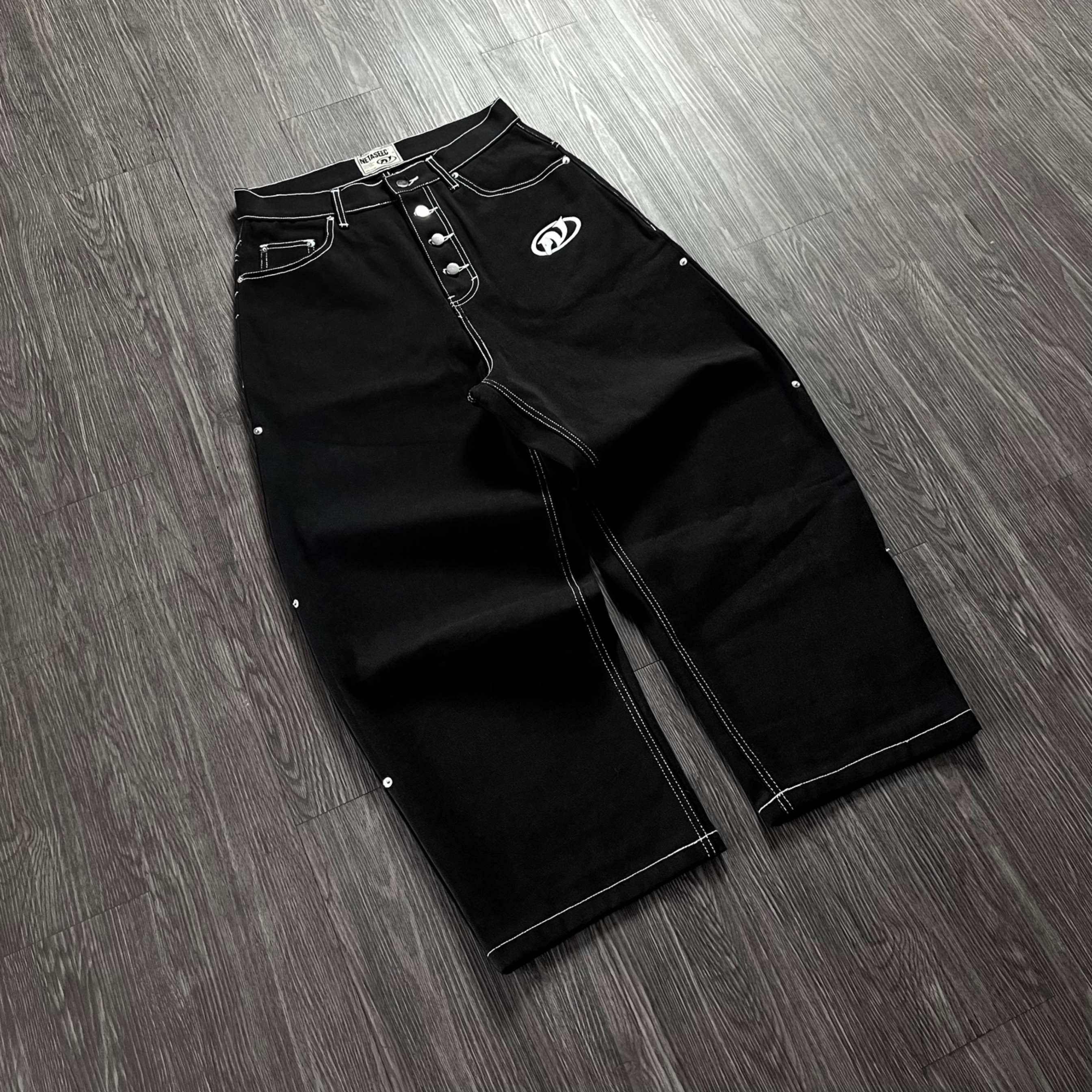 RAW DENIM BAGGY PANTS NETASEEC - SIGNA