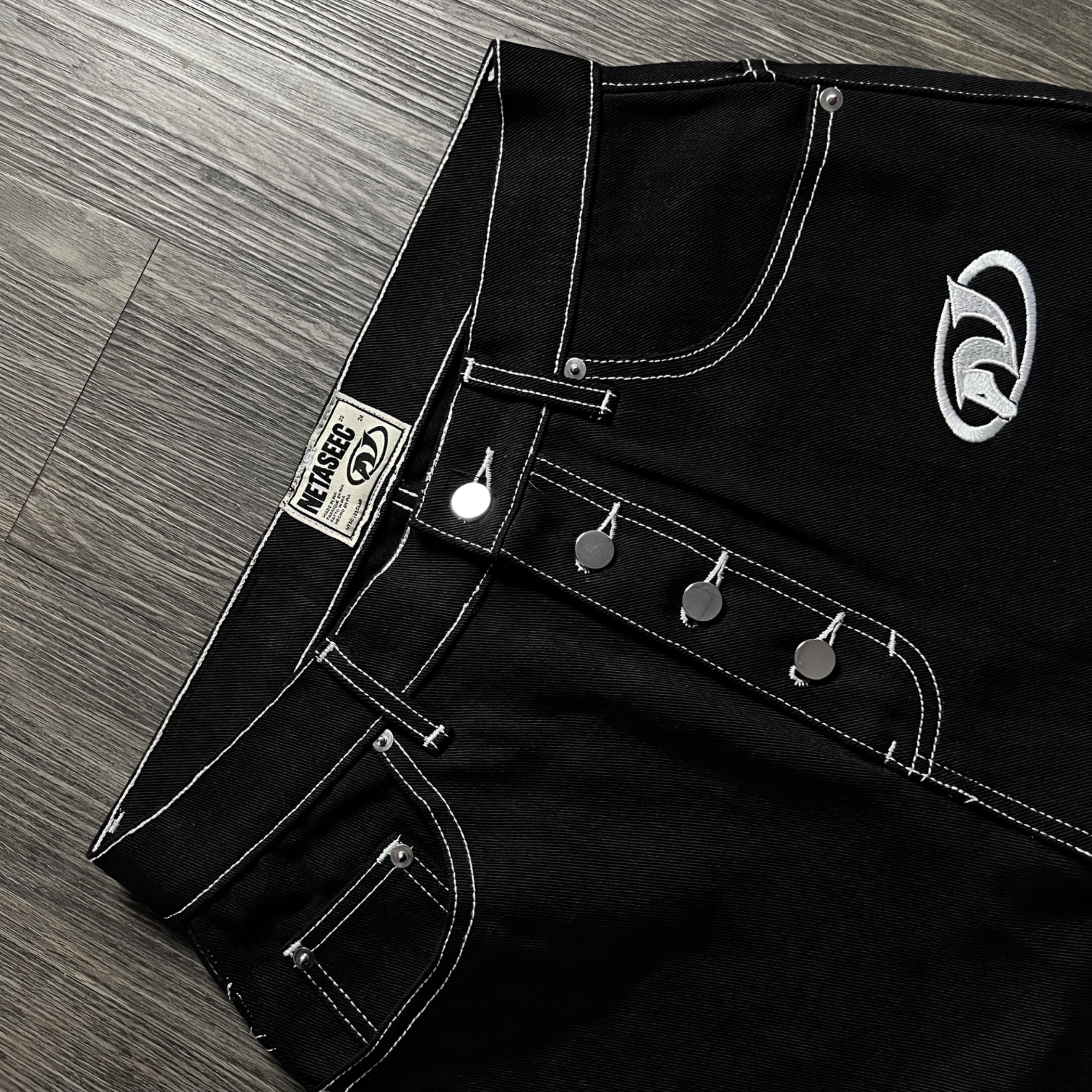 RAW DENIM BAGGY PANTS NETASEEC - SIGNA