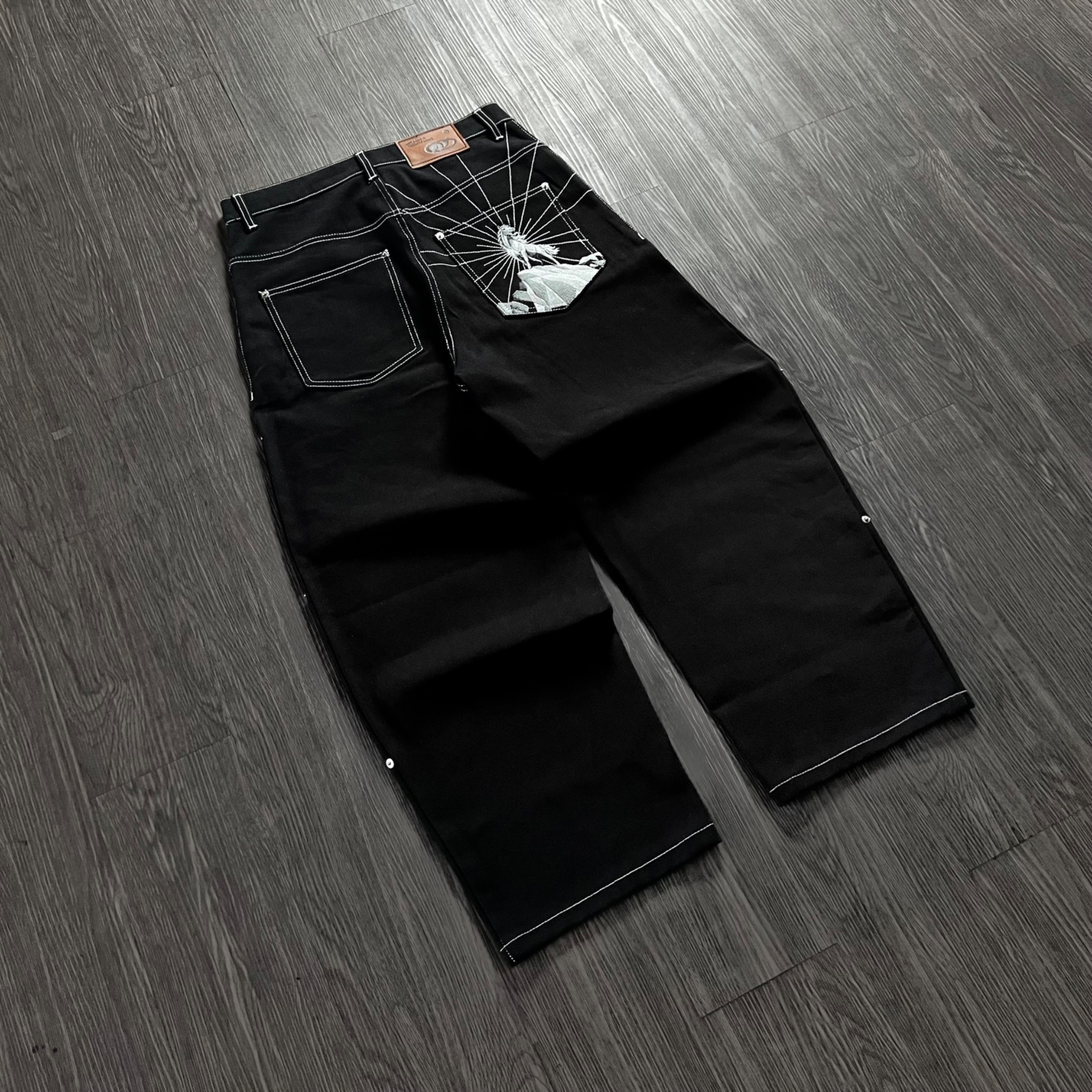 RAW DENIM BAGGY PANTS NETASEEC - SIGNA