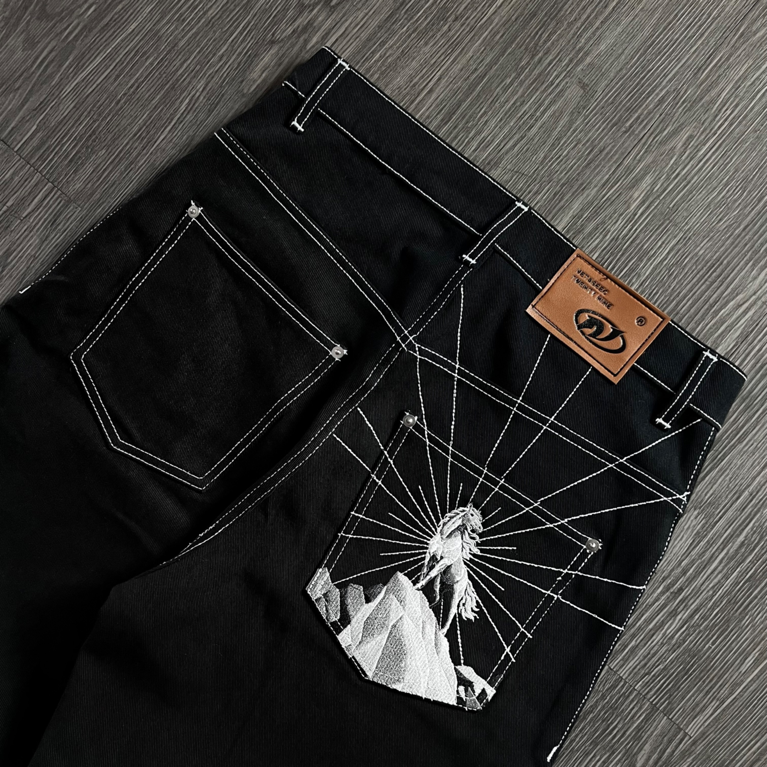 RAW DENIM BAGGY PANTS NETASEEC - SIGNA