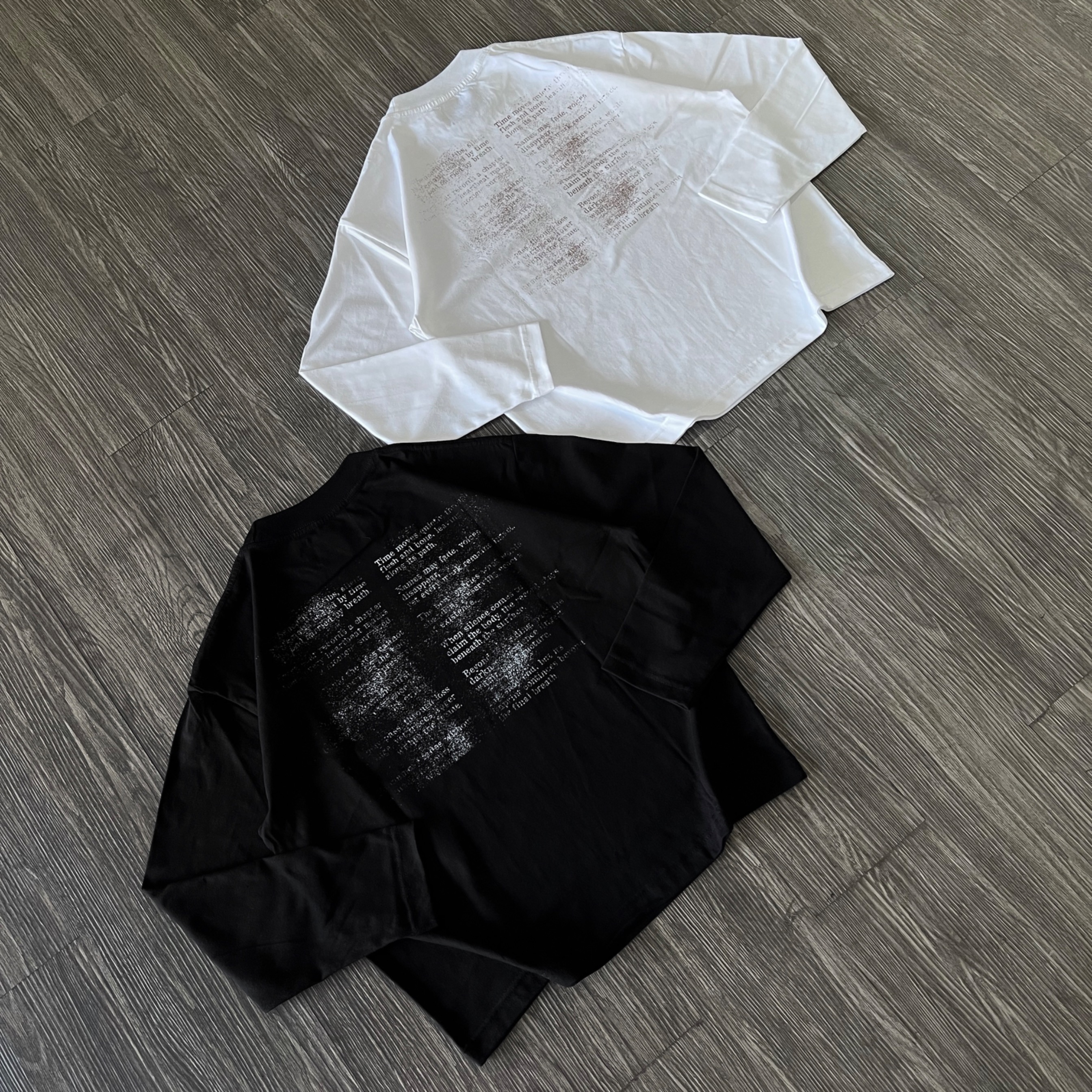 BOXY LONGSLEEVE T-SHIRT X-RAYS - NETASEEC "DAILY SERIES"