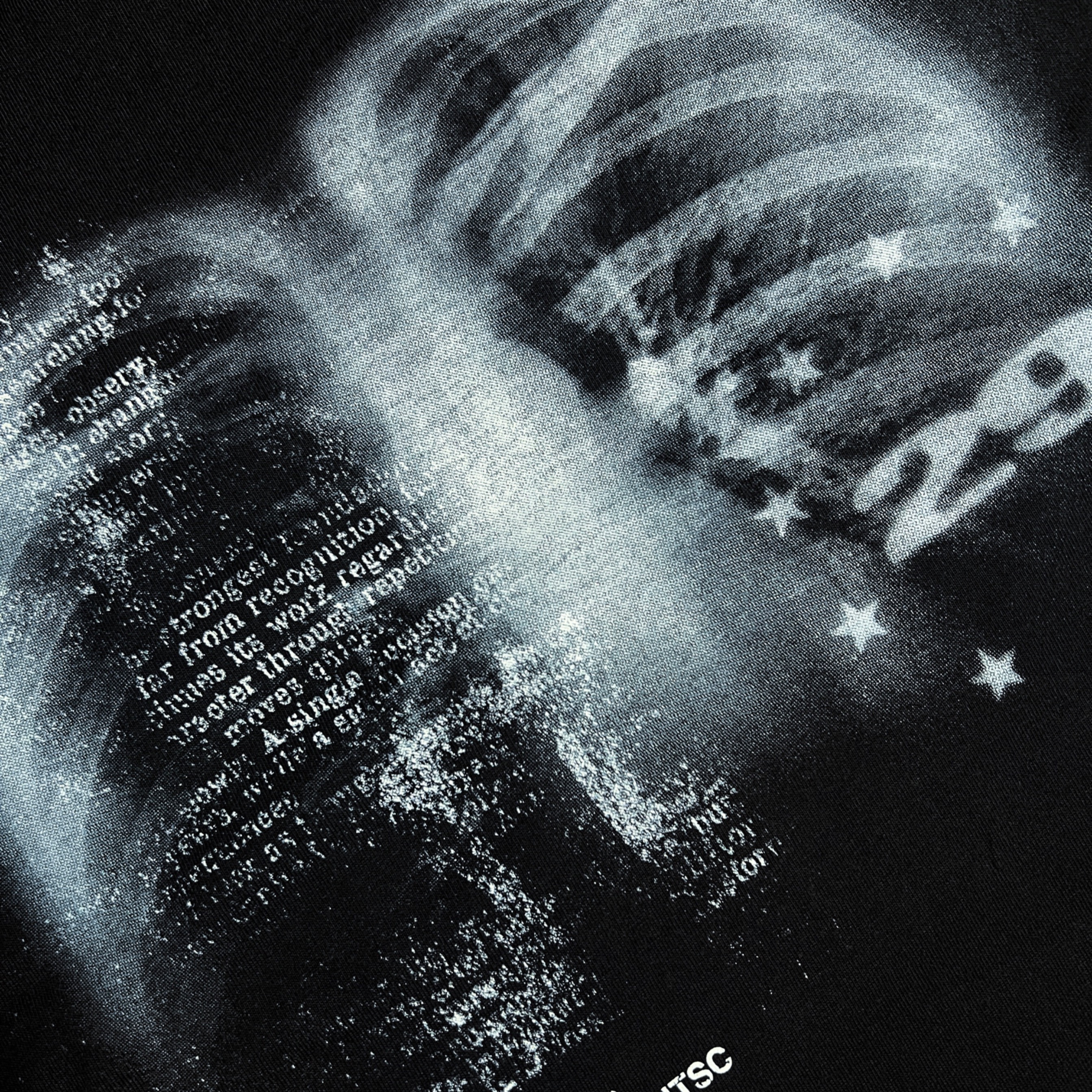 BOXY LONGSLEEVE T-SHIRT X-RAYS - NETASEEC "DAILY SERIES"