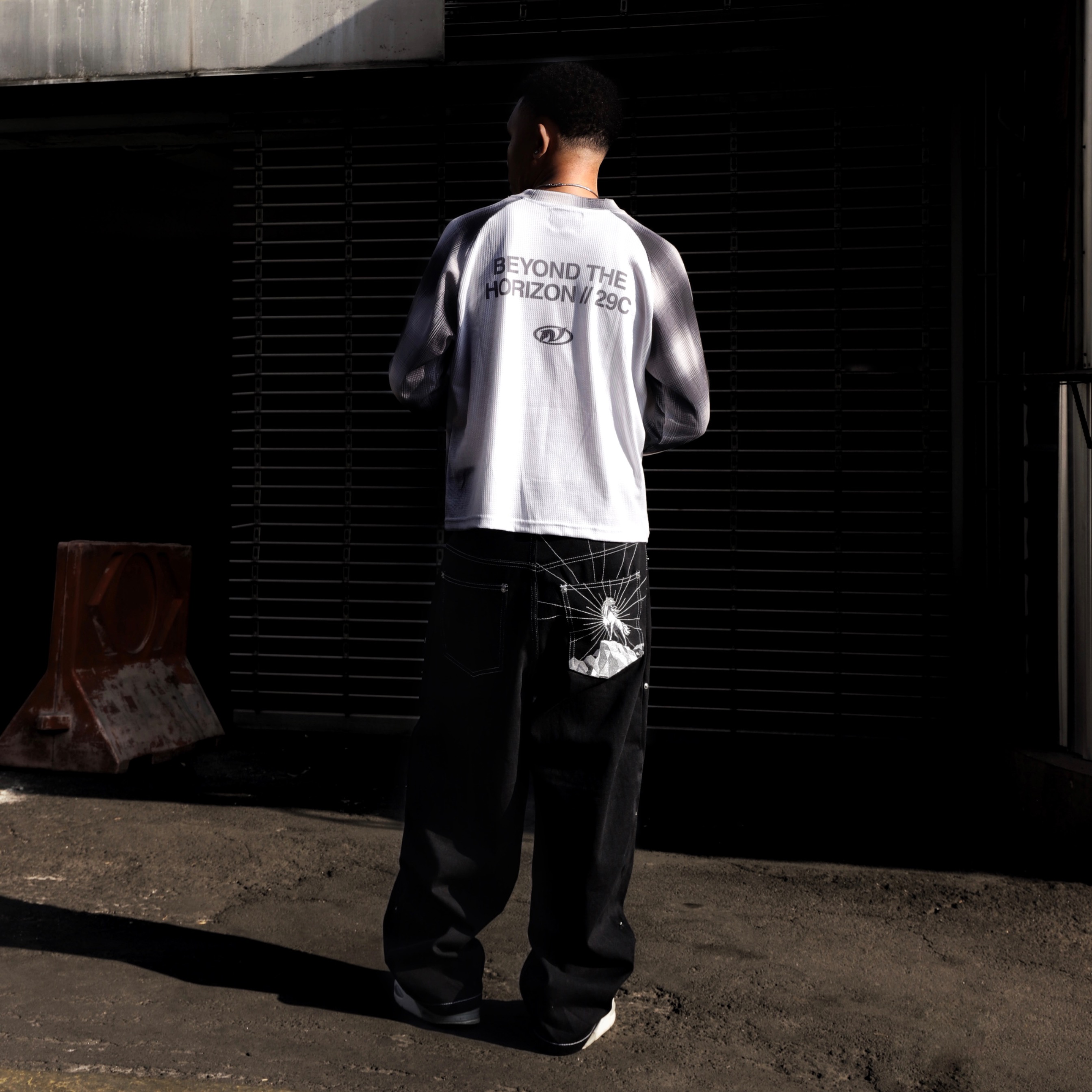 RAW DENIM BAGGY PANTS NETASEEC - SIGNA
