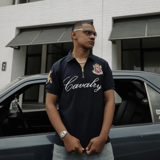 Image of POLO FIT NETASEEC - CAVALRY "NAVY"