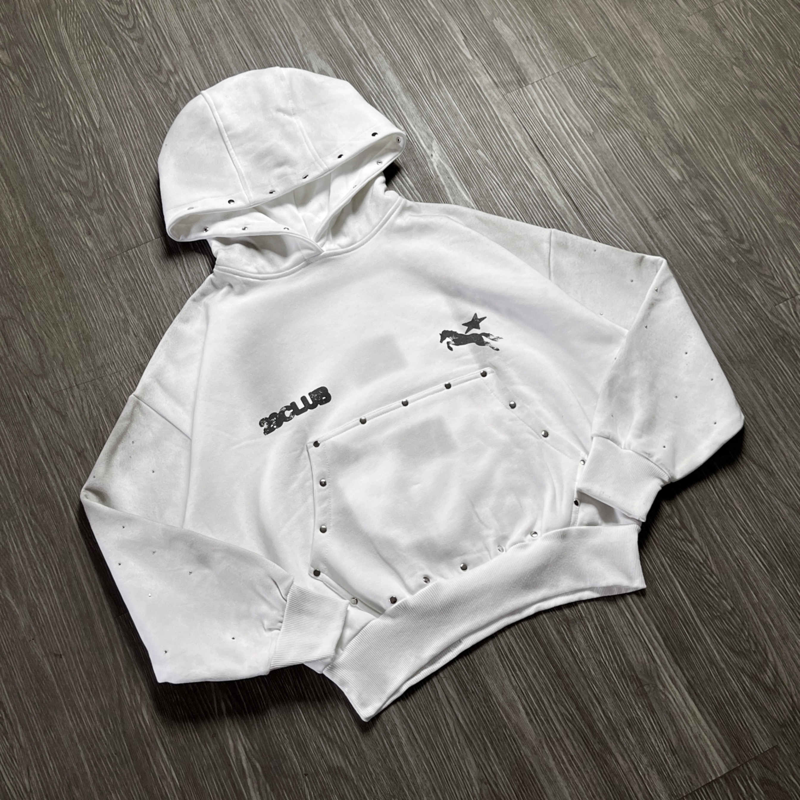 BOXY WASHED HOODIE NETASEEC - MIRAGE