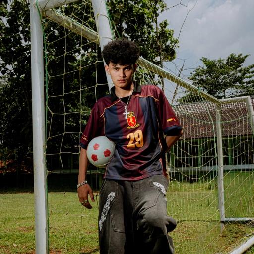 Image of BOXY JERSEY BARCELONA - FOOTBALL SERIES