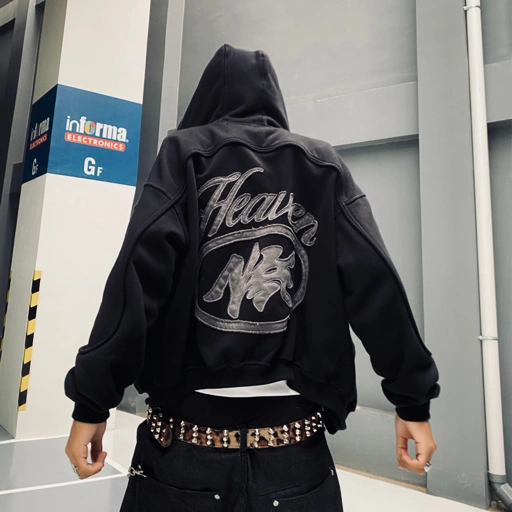 Image of BOXY HOODIE NETASEEC - FAITH ZIP