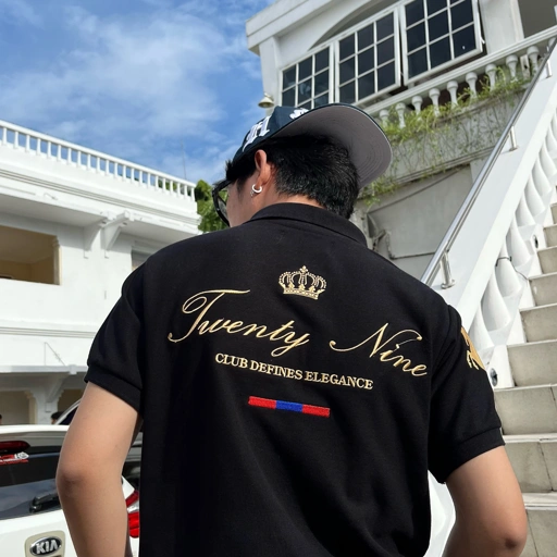 Image of POLO FIT NETASEEC - CAVALRY “BLACK & WHITE”