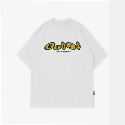 Image of Mailo - Oversized Tshirt Rave White