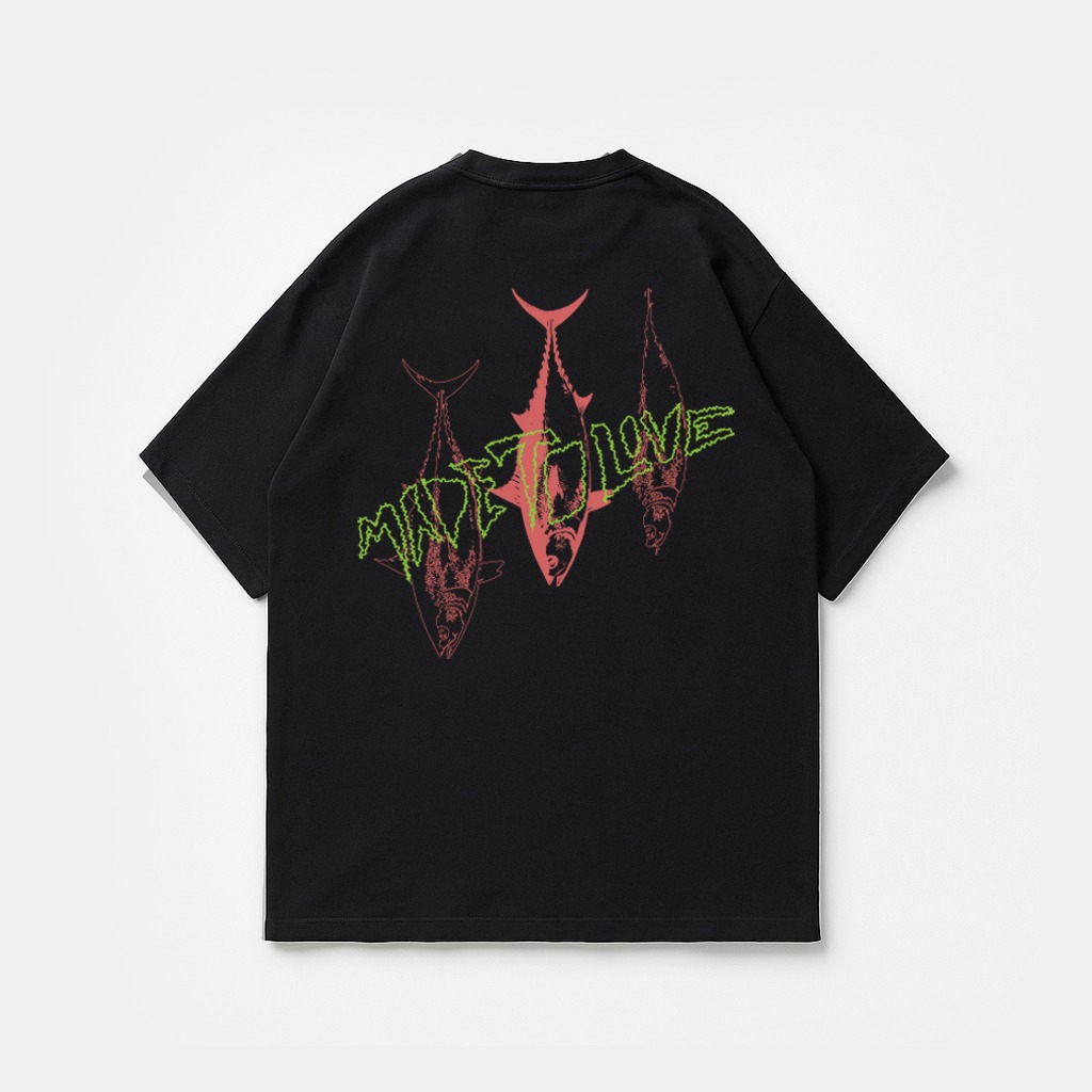 Mailo - Oversized Tshirt Fontains Black