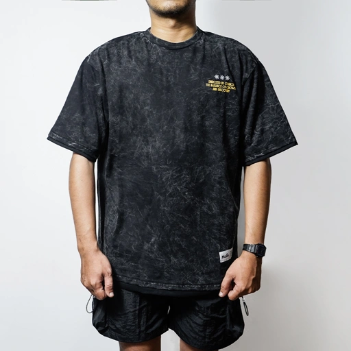 Image of Mailo - Overzised Tshirt Washing Bury Black