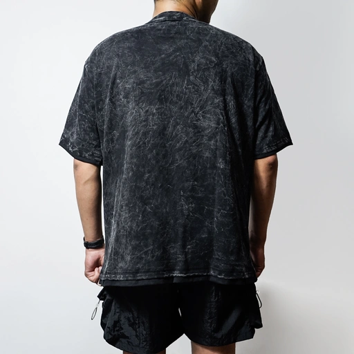 Image of Mailo - Overzised Tshirt Washing Bury Black