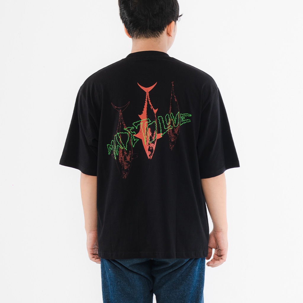 Mailo - Oversized Tshirt Fontains Black