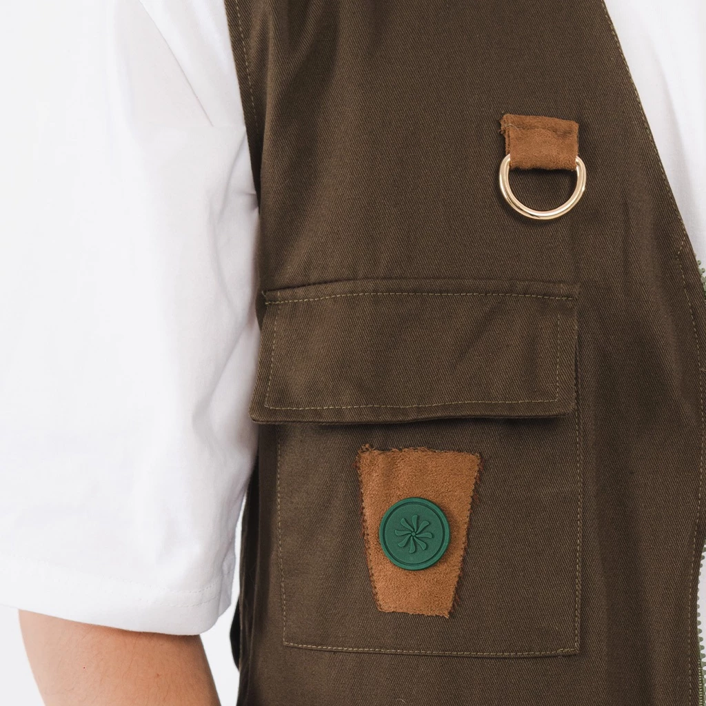 MAILO [Cayman / Olive dan Black] Vest Rompi Utility Tactical Casual Streetwear Cotton American Twill Pria / Unisex