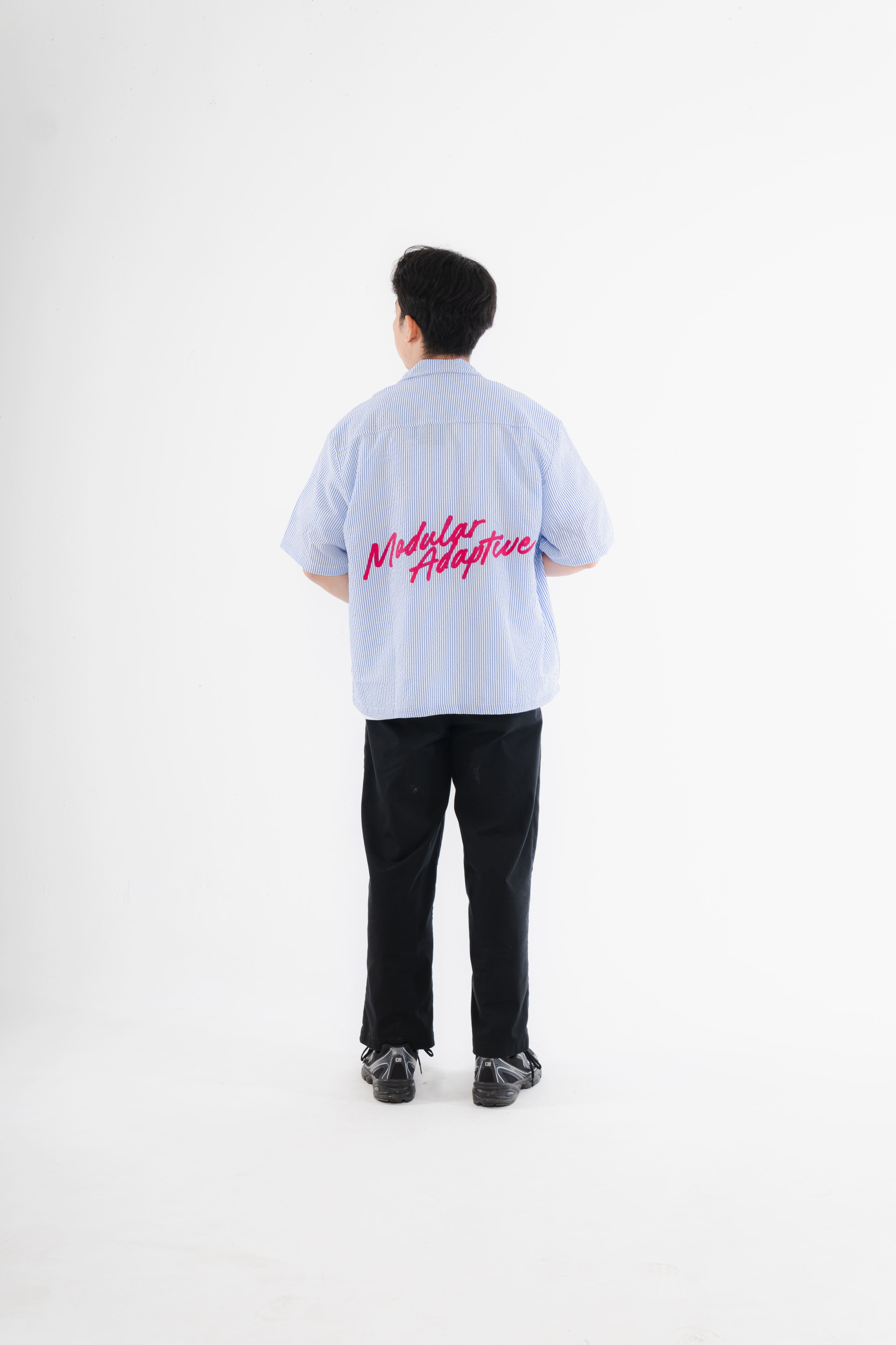 Mailo - Oversized Stipped SeerSucker Line Modular