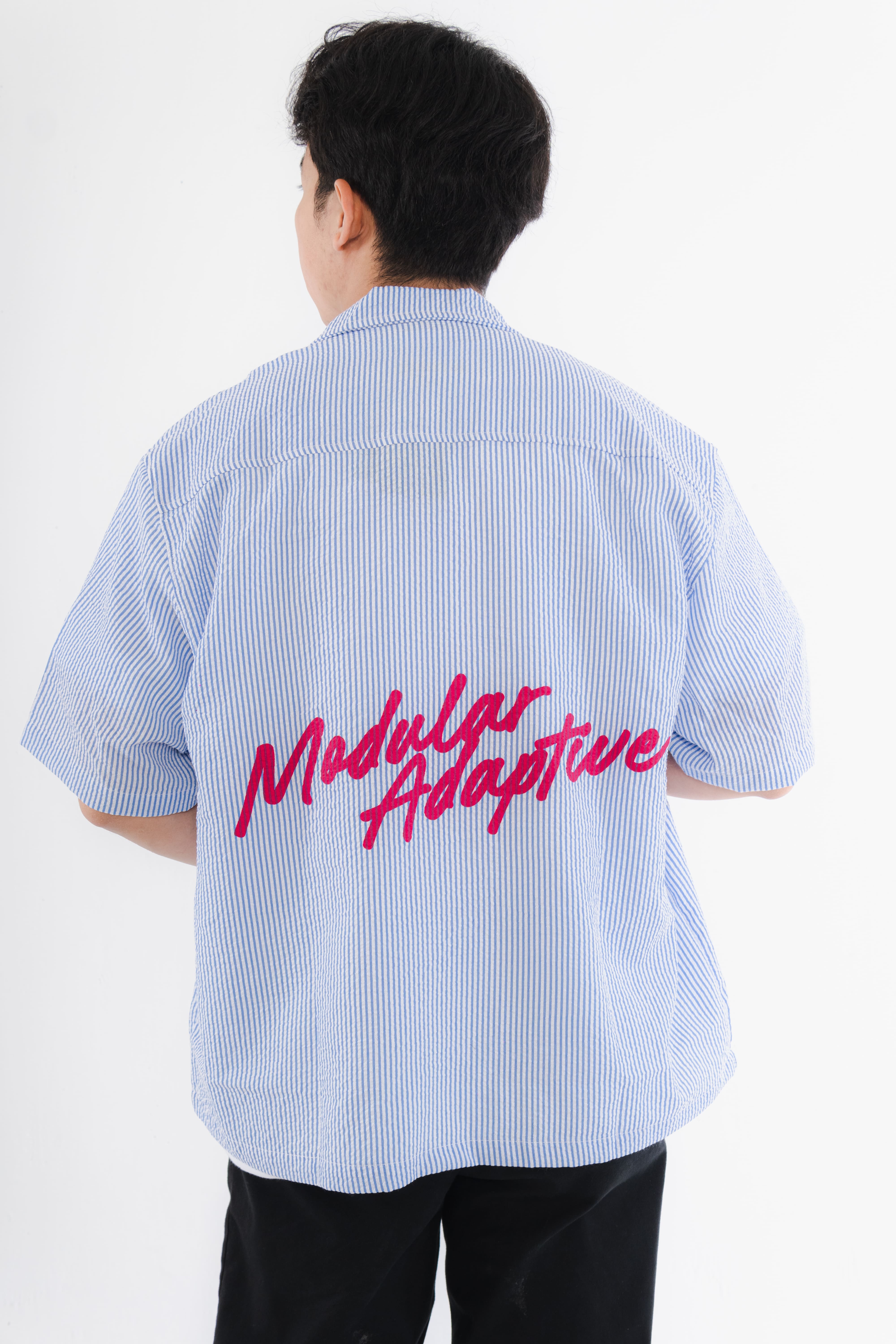 Mailo - Oversized Stipped SeerSucker Line Modular
