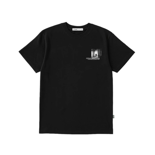 Image of Mailo Tshirt Reguler Black Explore The Wilderness