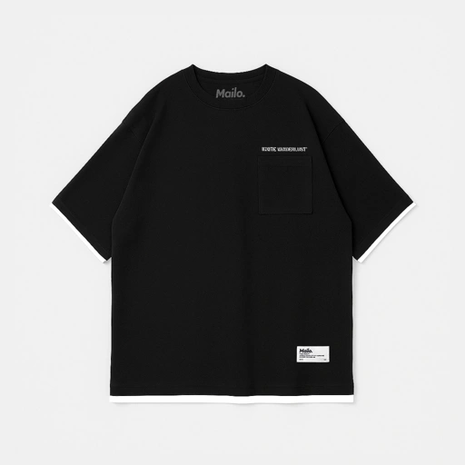 Image of Mailo Oversized T-Shirt Black Ignite