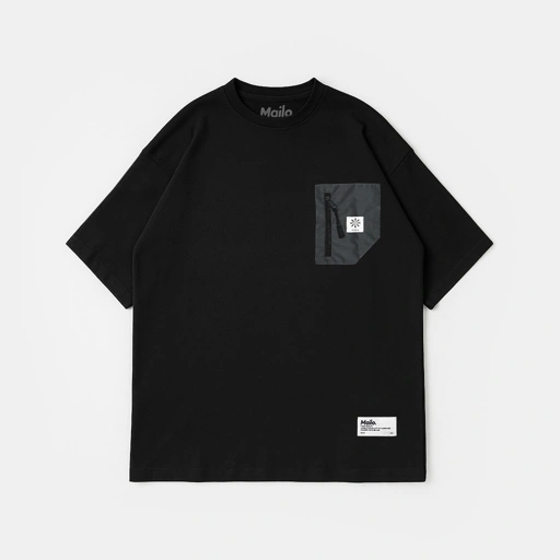 Image of Mailo Oversized T-Shirt Pocket Rope