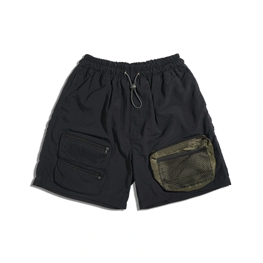 Image of Mailo Short Parasut Black Tactical Pocket