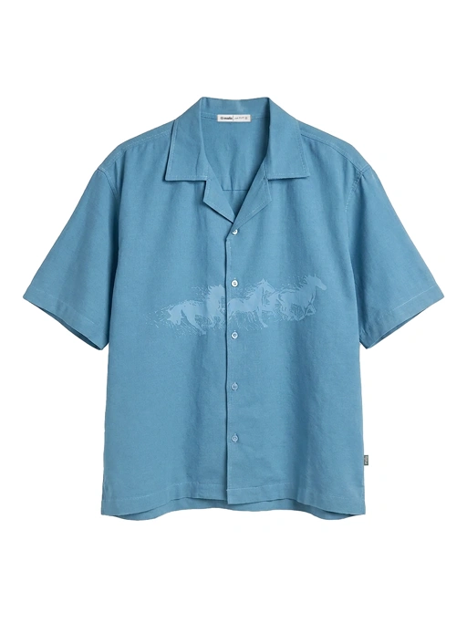 Image of Mailo - Kemeja Oversized Linen Shirt Ascend
