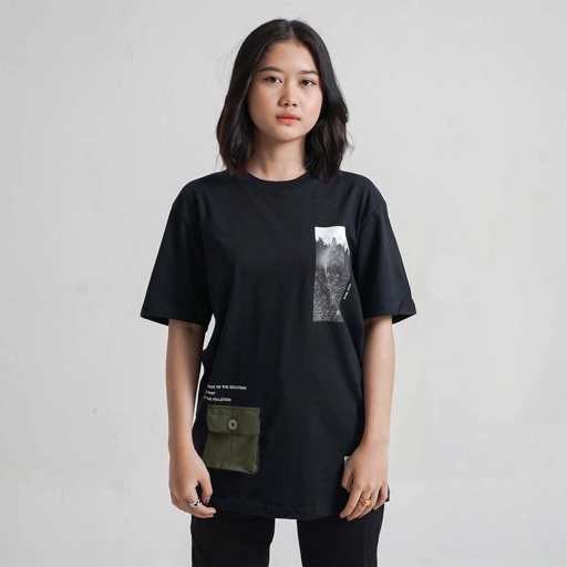 Image of Mailo Tshirt Black Reguler Prescript
