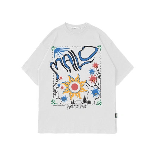 Image of Mailo - Oversized Tshirt Wish White