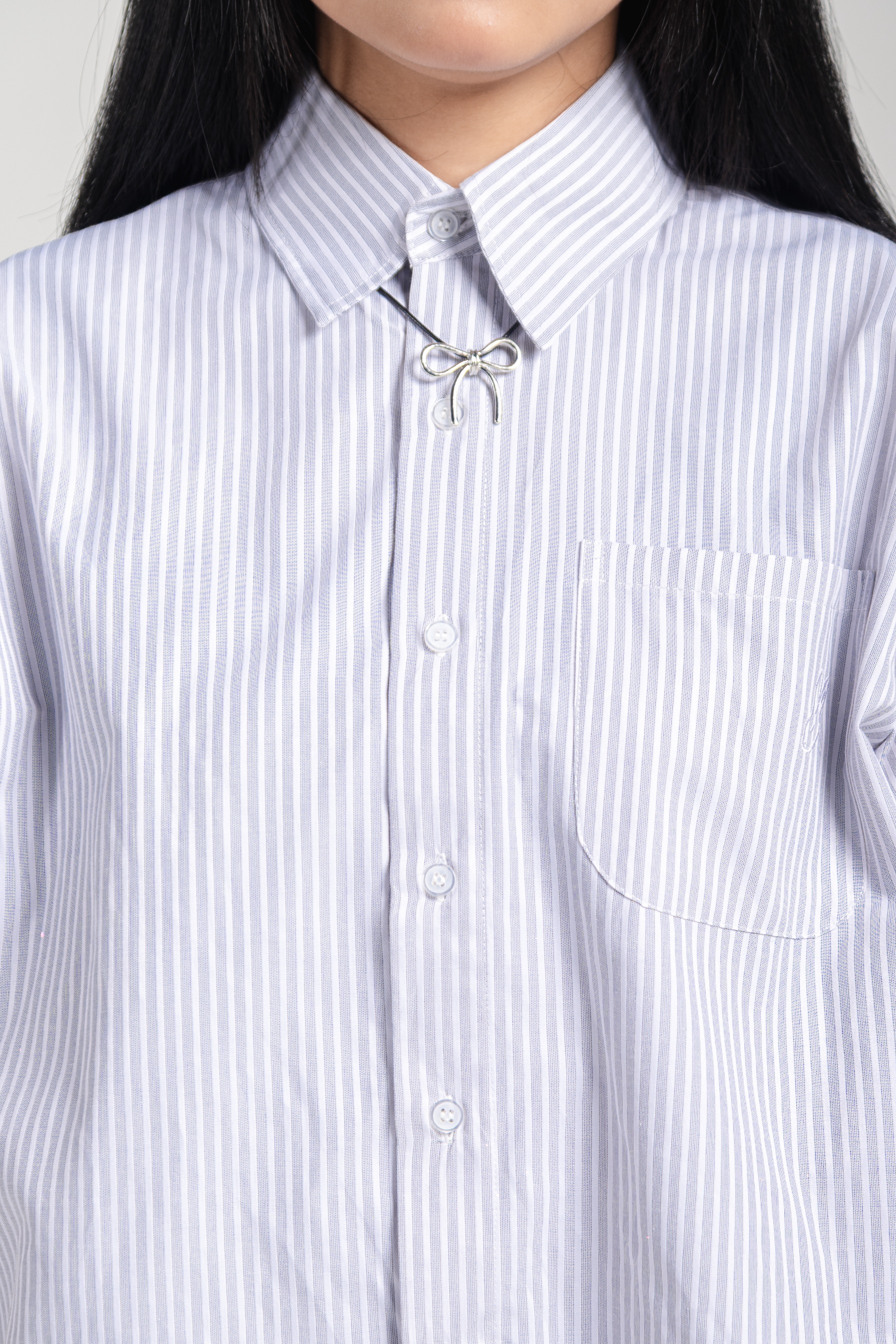 RWYA - Grace Unfold Boxy Striped Shirt